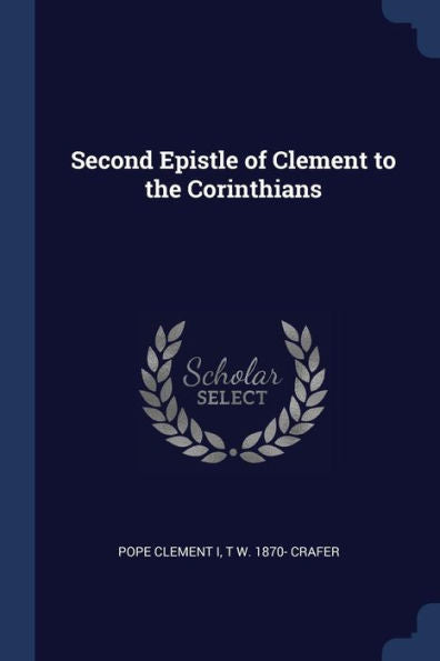 Second Epistle Of Clement To The Corinthians