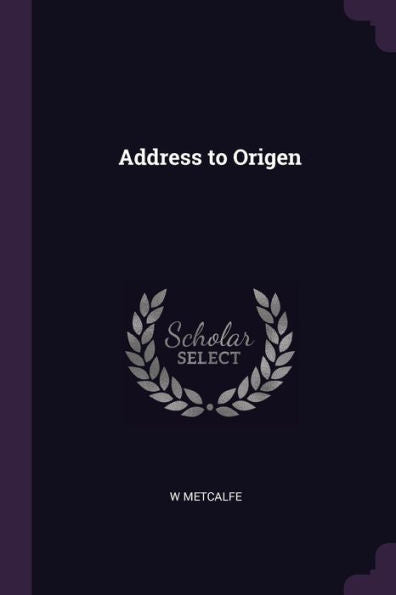 Address To Origen