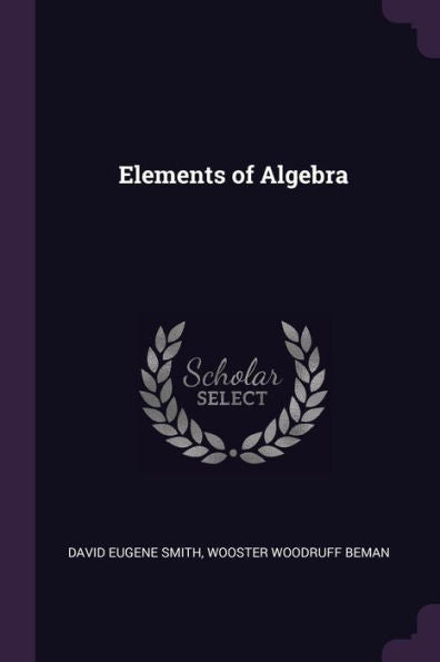 Elements Of Algebra