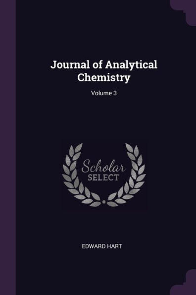 Journal Of Analytical Chemistry; Volume 3