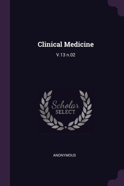 Clinical Medicine: V.13 N.02