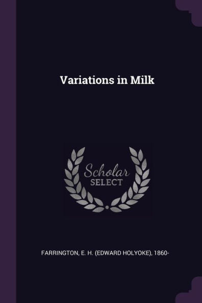 Variations In Milk
