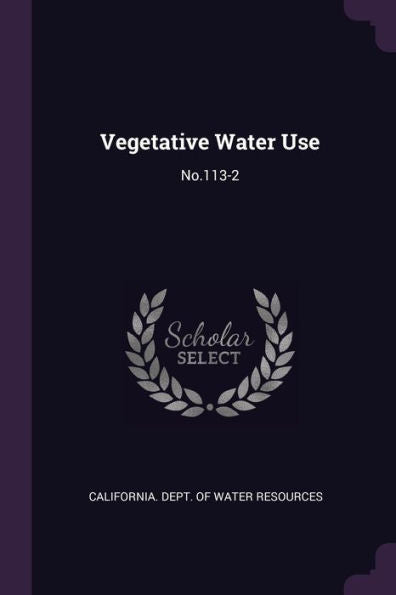 Vegetative Water Use: No.113-2