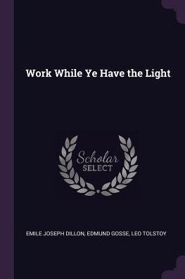 Work While Ye Have The Light