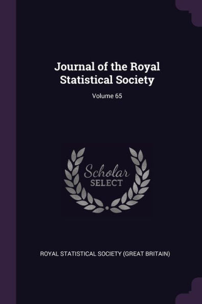 Journal Of The Royal Statistical Society; Volume 65