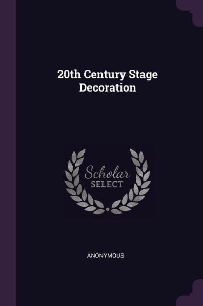 20Th Century Stage Decoration