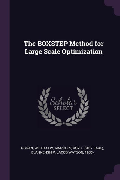 The Boxstep Method For Large Scale Optimization