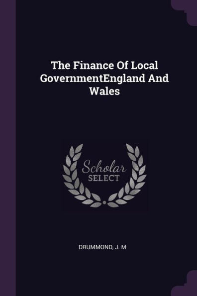 The Finance Of Local Governmentengland And Wales