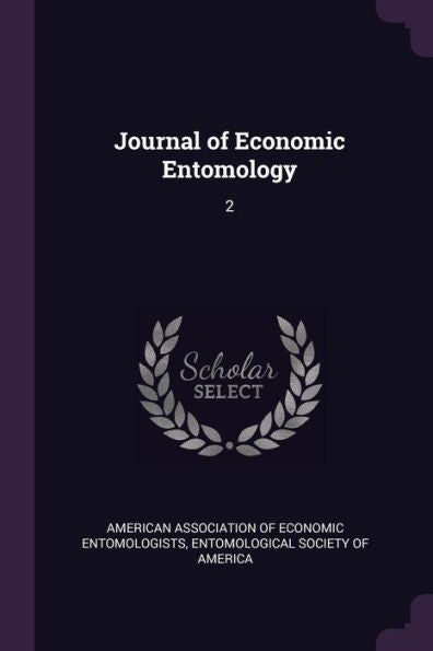 Journal Of Economic Entomology: 2