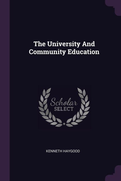 The University And Community Education