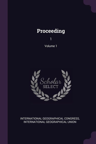 Proceeding: 1; Volume 1