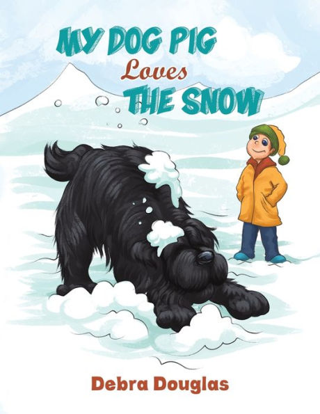 My Dog Pig Loves The Snow