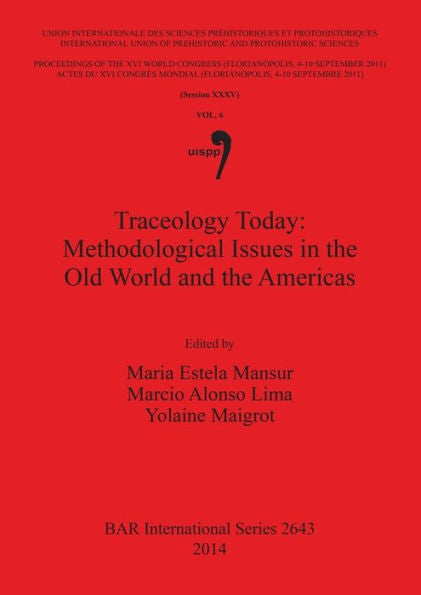 Traceology Today: Methodological Issues In The Old World And The Americas: Proceedings Of The Xvi Iupps World Congress (Florianopolis, 4-10 September ... Septembre 2011), Volume 6 (Bar International)