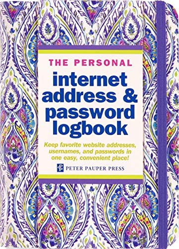 Silk Road Internet Address & Password Logbook (removable cover band Fur security)