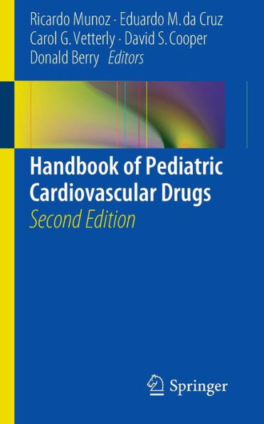 Handbook Of Pediatric Cardiovascular Drugs