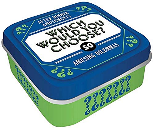 After Dinner Amusements: Which Would You Choose?: 50 Amusing Dilemmas (Dinner Party Conversation Card Game for Adults and Family, Gift for Host or Hostess)