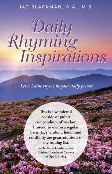 Daily Rhyming Inspirations: Let A 2-Line Rhyme Be Your Daily Prime!