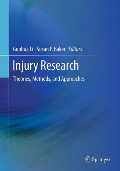 Injury Research: Theories, Methods, And Approaches