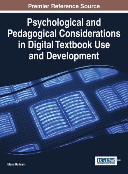 Psychological And Pedagogical Considerations In Digital Textbook Use And Development