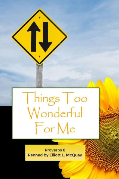 Things Too Wonderful For Me: Proverbs 8