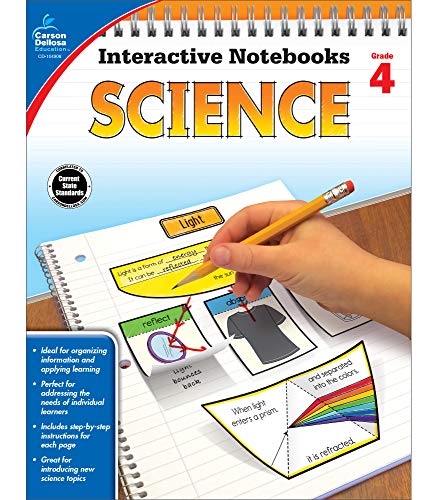 Carson Dellosa | Science Interactive Notebook | 4Th Grade, 96Pgs (Interactive Notebooks)