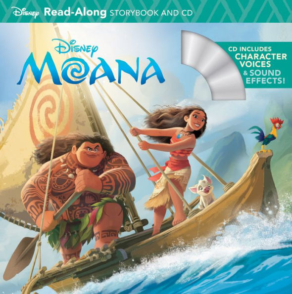 Moana Read-Along Storybook & Cd (Read-Along Storybook And Cd)