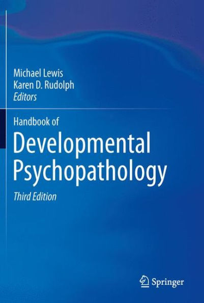 Handbook Of Developmental Psychopathology