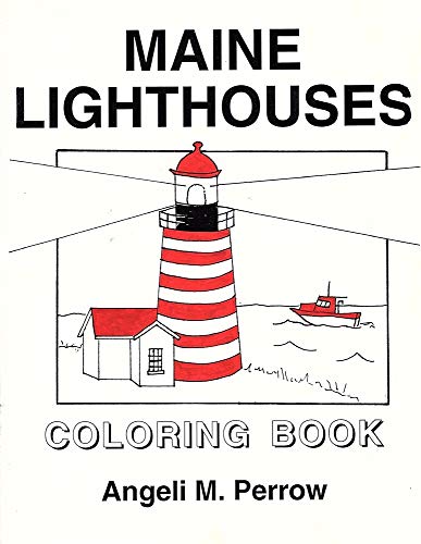 Maine Lighthouses Coloring Book