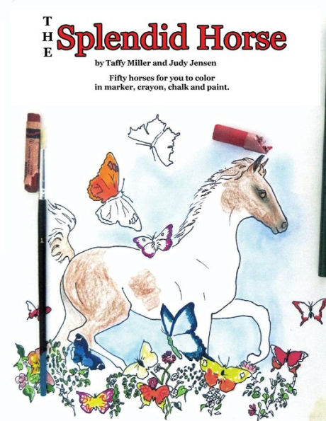 The Splendid Horse: A Coloring Book