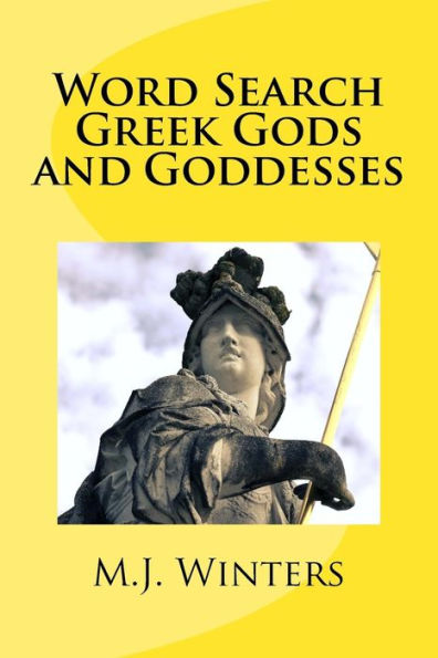 Word Search Greek Gods And Goddesses