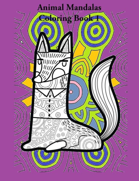 Animal Mandalas: Coloring Book 1