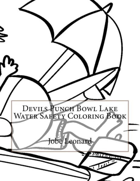 Devils Punch Bowl Lake Water Safety Coloring Book