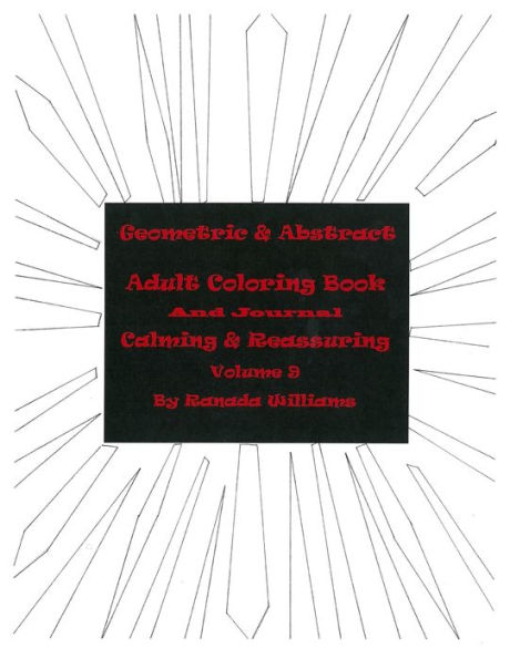Geometric & Abstract Adult Coloring Book: Volume 9