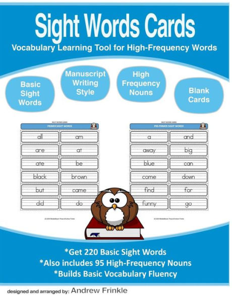 Sight Words Cards: Vocabulary Learning Tool For High-Frequency Words (Literacy Builders)