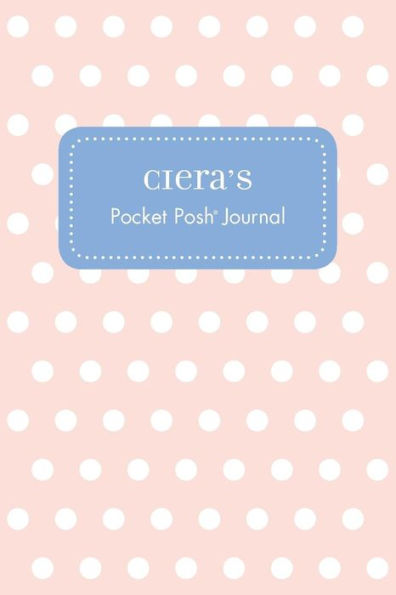 Ciera's Pocket Posh Journal, Polka Dot