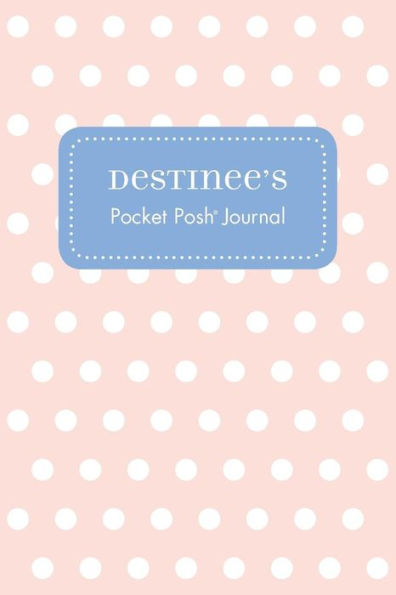 Destinee's Pocket Posh Journal, Polka Dot
