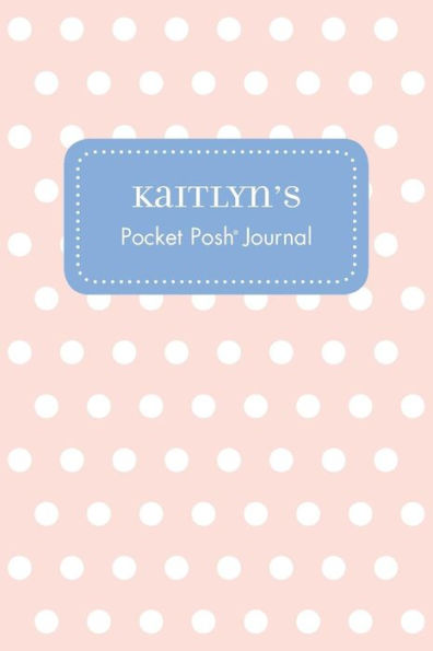 Kaitlyn's Pocket Posh Journal, Polka Dot