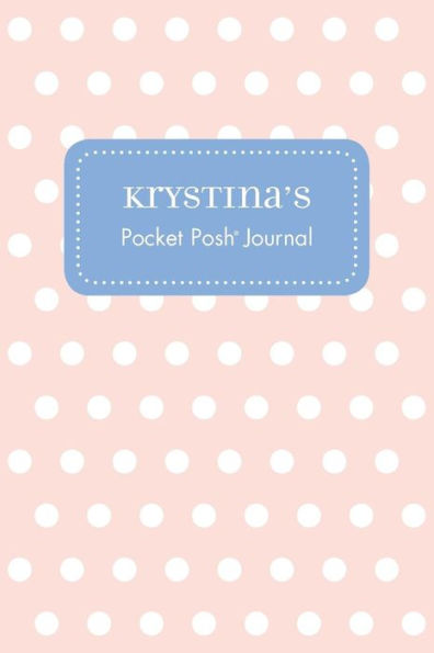 Krystina's Pocket Posh Journal, Polka Dot