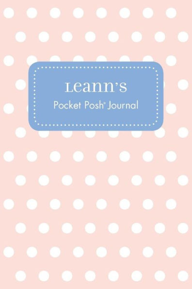 Leann's Pocket Posh Journal, Polka Dot