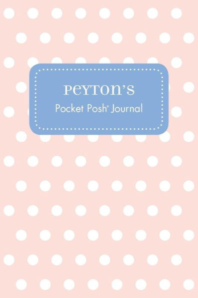 Peyton's Pocket Posh Journal, Polka Dot