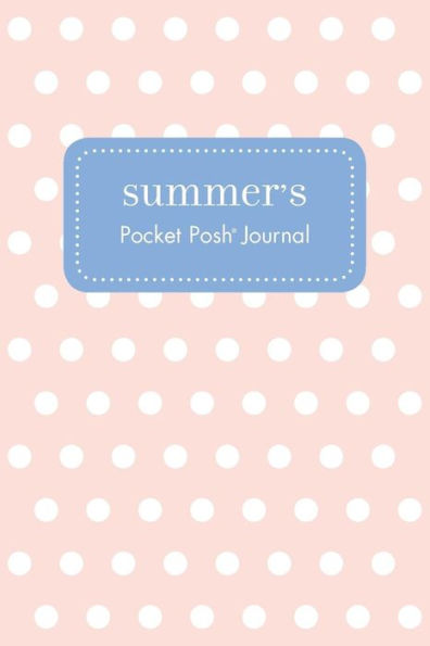 Summer's Pocket Posh Journal, Polka Dot