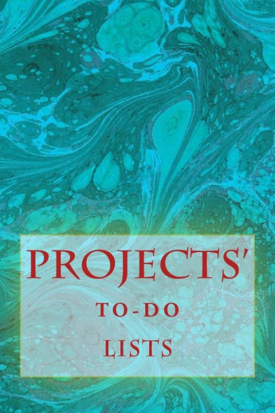 Projects' To-Do Lists: Stay Organized (50 Projects) - 9781530373666