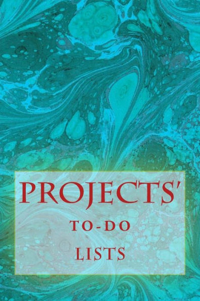 Projects' To-Do Lists: Stay Organized (100 Projects) - 9781530428458