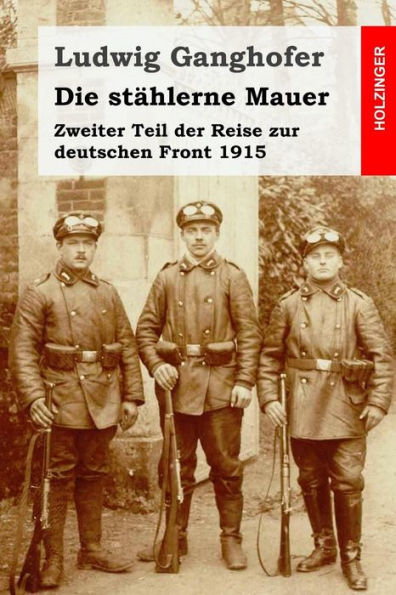 Die Stahlerne Mauer: Zweiter Teil Der Reise Zur Deutschen Front 1915 (German Edition)