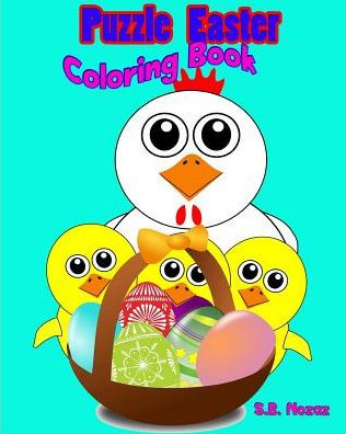 Puzzle Easter Coloring Book