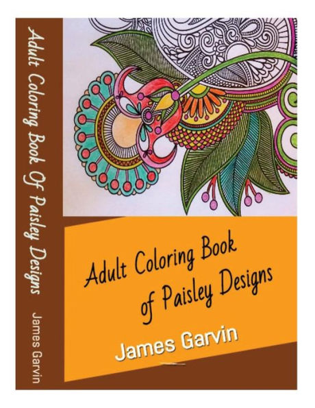 Adult Coloring Book Of Paisley Designs: A Collection Of Spectacular Paisley Designs