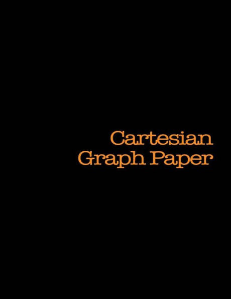 Cartesian Graph Paper: 120 Pages, Black Cover