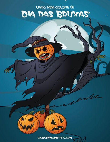 Livro Para Colorir De Dia Das Bruxas 2 (Portuguese Edition)