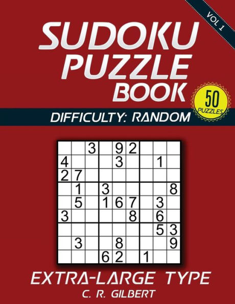 Sudoku Puzzle Book - Extra Large Type (Vol 1) (Sudoko Puzzle Book - Extra Large Type)