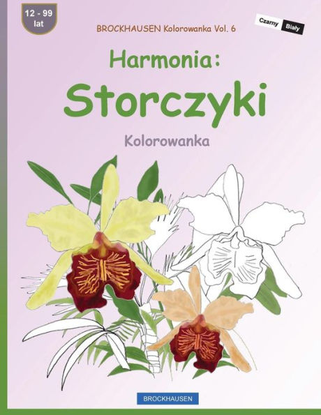 Brockhausen Kolorowanka Vol. 6 - Harmonia: Storczyki: Kolorowanka (Polish Edition)